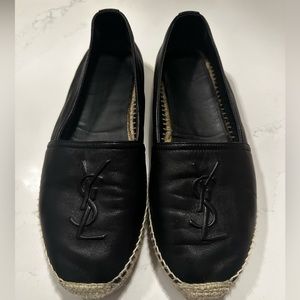YSL leather espadrilles
